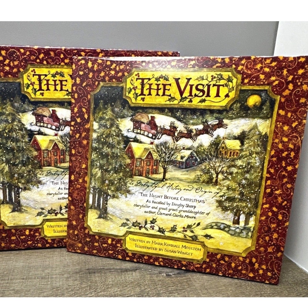 The Visit The Origin of The Night Before Christmas Lang Hardcover Boxed Gift Set